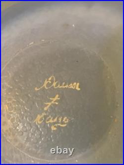 Petit vase Daum Nancy Croix De Lorraine Paysage Marin