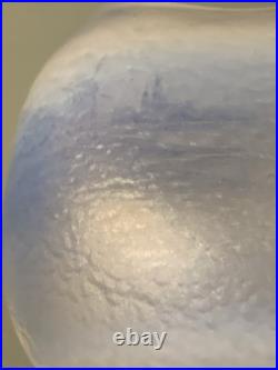 Petit vase Daum Nancy Croix De Lorraine Paysage Marin