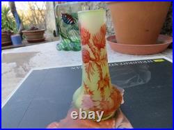 Petit vase Daum aux chardons