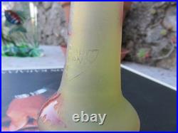 Petit vase Daum aux chardons