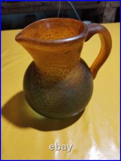 Pichet Pate De Verre De Feure