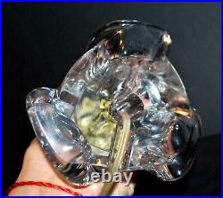 Pied de lampe CRISTAL JOSEPH BLEICHNER Design moderniste 1960 signé JB FRANCE 24