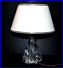 Pied de lampe CRISTAL JOSEPH BLEICHNER Design moderniste 1960 signé JB FRANCE 24