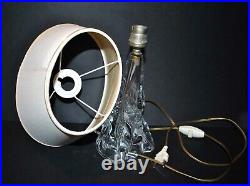 Pied de lampe CRISTAL JOSEPH BLEICHNER Design moderniste 1960 signé JB FRANCE 24