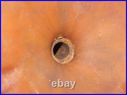 Pied de lampe art deco Charder / Le Verre Français. Fleurs stylisées