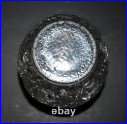 R. LALIQUE Vase Art déco BAGATELLE Oiseau Moineau non signé 1939