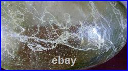 RARE GRAND Vase COEUR à nervures VERRE EPAIS 4kg! Origine inconnue