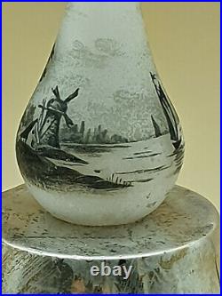 RARE vase miniature DAUM paysage, 8 cm