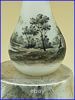 RARE vase miniature DAUM paysage, 8 cm