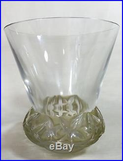 Rene Lalique Rare Vase En Verre Modele Lierre Art Nouveau Art Deco