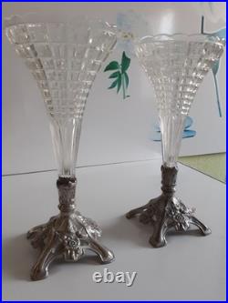 Rare Paire De Vase Tulipier En Parfait État