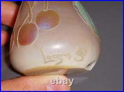 Rare Vase Miniature Legras Degage A L Acide Art Nouveau