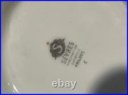 Rare Vase Sèvres Bleu Cobalt Signe Manufacture Nationale