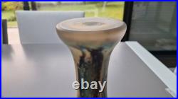 Rare Vase artisanal Pate de Verre couleurs