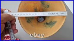 Rare Vase artisanal Pate de Verre couleurs