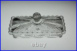 Rare porte peigne en cristal de baccarat modèle serpentine