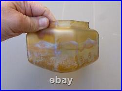 Rare vase coupe Paysage Beyermann & Co. No Legras