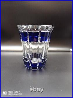 Rare vase en cristal de Baccarat par Georges CHEVALIER model TROCADERO, signé