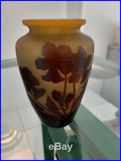 Ravissant petit vase ancien Émile Galle