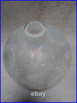 René Lalique vase plumes