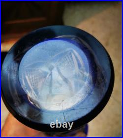 SAINT-LOUIS (Attribué) important Vase fantaisie (30 CM), en cristal overlay