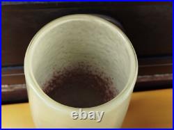 SCHNEIDER ET PRIMAVERA Vase Pate De Verre 1920 Verrerie Art Rouge 99MAG 29/03