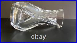 ST2 Baccarat Vase Serpentine 6 Pouces État Impeccable