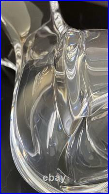 ST2 Baccarat Vase Serpentine 6 Pouces État Impeccable