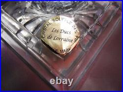 SUPERBE VASE CRISTAL les DUCS DE LORRAINE 3,5 KG