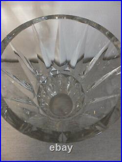 Saint Louis Grand Vase En Cristal Taillé Modèle Camaret Signé Environ 9 KG