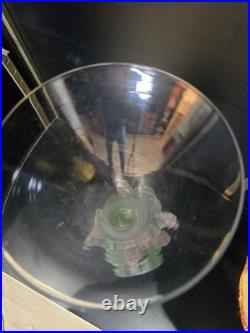 Service Daum Collection Nature, 1988- Soliflore & Paire de Bougeoirs en pâte