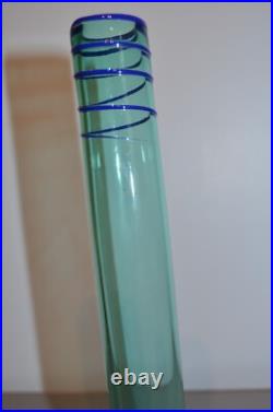 Soliflore en Verre Soufflé Signée Martine Durand Gasselin 1996
