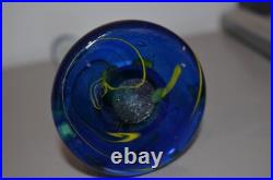Soliflore en Verre Soufflé Signée Martine Durand Gasselin 1996