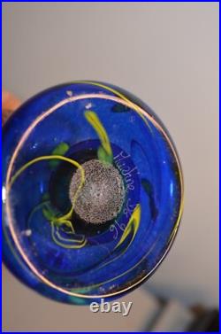 Soliflore en Verre Soufflé Signée Martine Durand Gasselin 1996