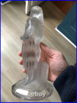 Superbe Sculpture Verre Cristal XIXéme Baccarat Militaire Zouave Art d'orient