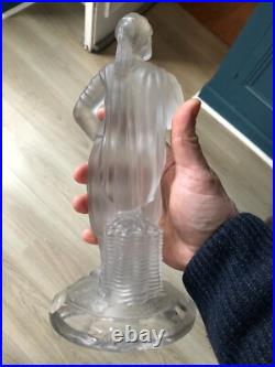 Superbe Sculpture Verre Cristal XIXéme Baccarat Militaire Zouave Art d'orient