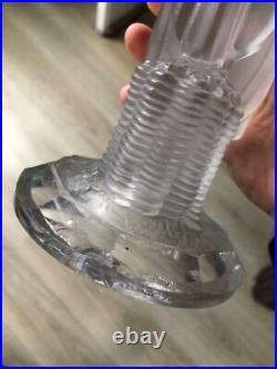 Superbe Sculpture Verre Cristal XIXéme Baccarat Militaire Zouave Art d'orient