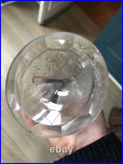 Superbe Sculpture Verre Cristal XIXéme Baccarat Militaire Zouave Art d'orient