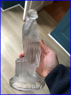 Superbe Sculpture Verre Cristal XIXéme Baccarat Militaire Zouave Art d'orient