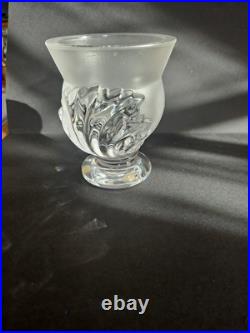 Superbe VASE COUPE signé LALIQUE EN CRISTAL modèle ST CLOUD