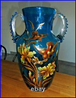 Superbe Vase Emaille Auguste Jean Legras