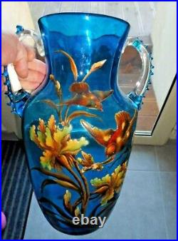 Superbe Vase Emaille Auguste Jean Legras