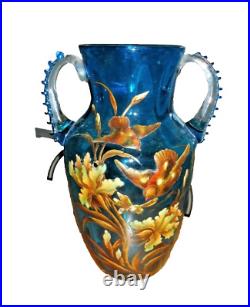 Superbe Vase Emaille Auguste Jean Legras