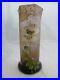 Superbe-Vase-Emaille-Decor-Floral-Pavots-Cristallerie-De-Saint-Denis-Legras-1900-01-gu
