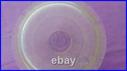 Superbe Vase En Cristal De Baccarat Grave De Roses Periode Art Deco Signe