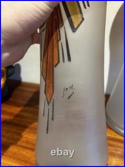 Superbe lot de 2 vases Legras Signés LEG