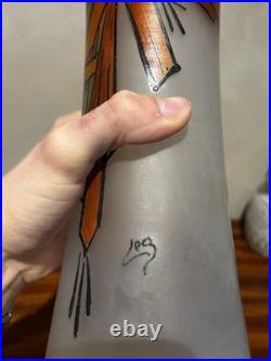 Superbe lot de 2 vases Legras Signés LEG