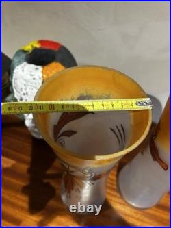 Superbe lot de 2 vases Legras Signés LEG