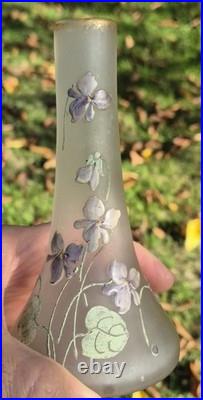 Superbe paire de Vases Legras Montjoie Saint Denis Art Nouveau réf 0928 P211