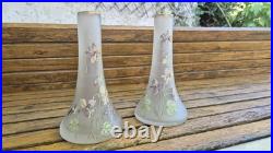 Superbe paire de Vases Legras Montjoie Saint Denis Art Nouveau réf 0928 P211